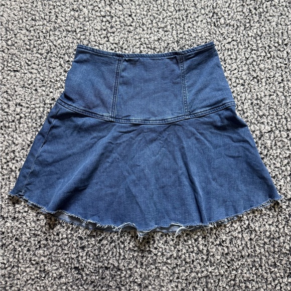 Free People Dresses & Skirts - We The Free Highlands Denim Mini Skirt